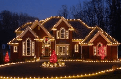 Christmas Light Installation