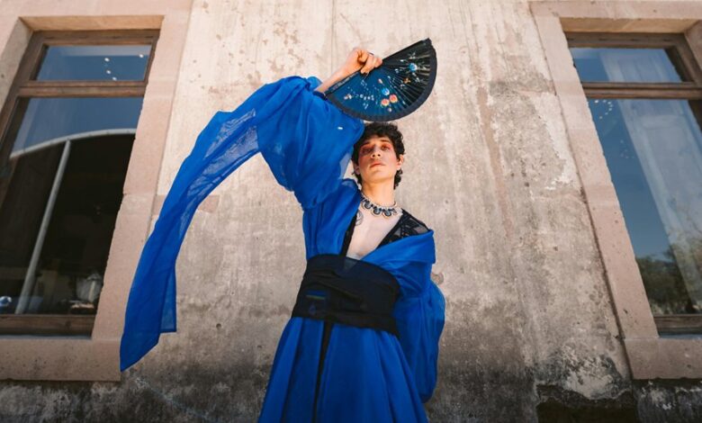 flexible robe with design